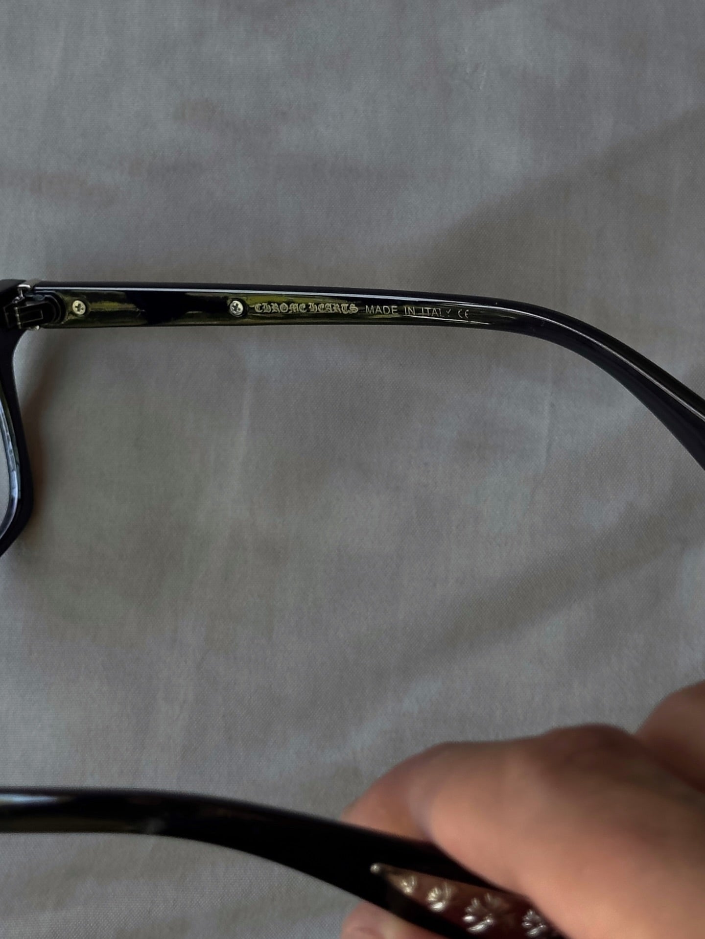 CHROME HEARTS OG BLACK GLASSES (1:1 QUALITY)