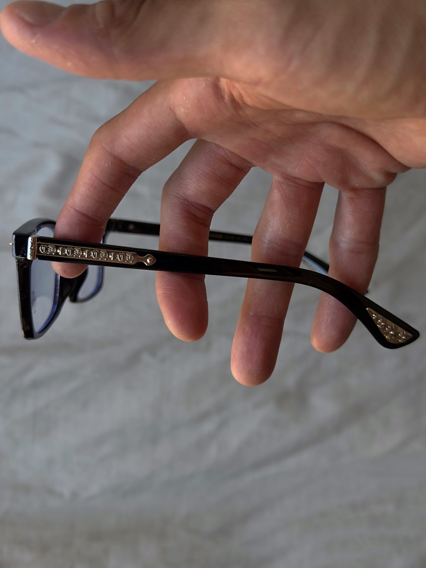 CHROME HEARTS OG BLACK GLASSES (1:1 QUALITY)