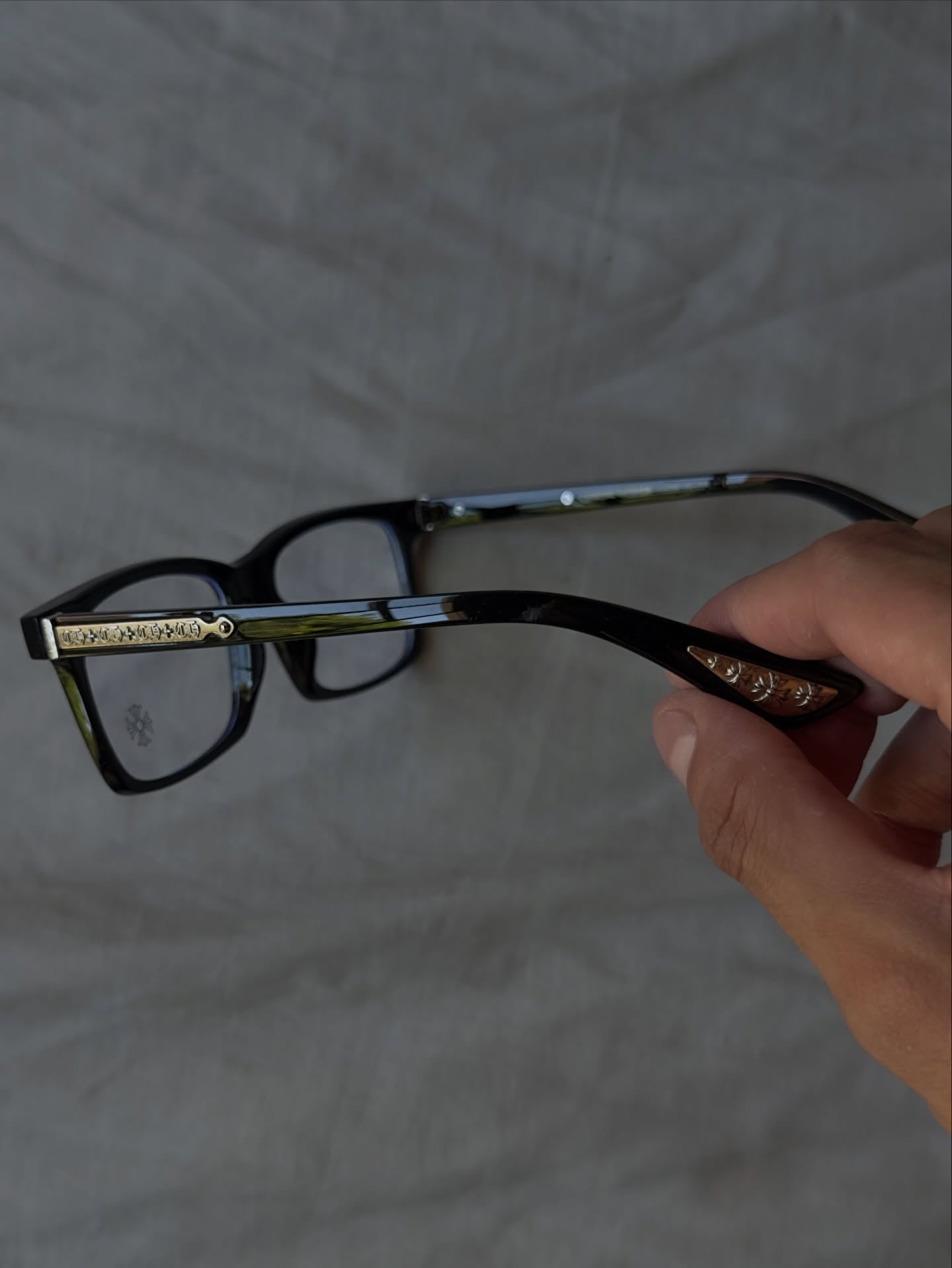 CHROME HEARTS OG BLACK GLASSES (1:1 QUALITY)